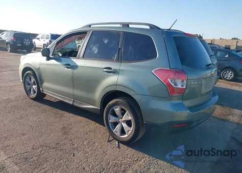 2015 Subaru Forester 2.5I из США, поврежденный, VIN JF2SJABCXFH521614